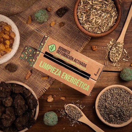 Bombita defumación activada  Limpieza Energética X 4 Sagrada Madre