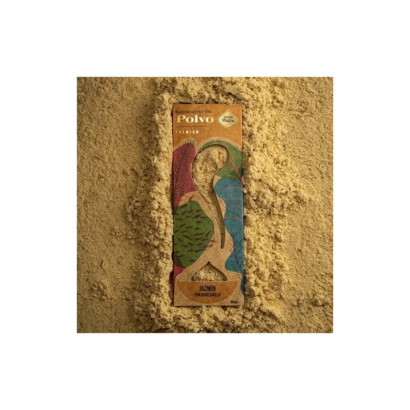Incienso en Polvo Jazmín con Manzanilla Sagrada Madre