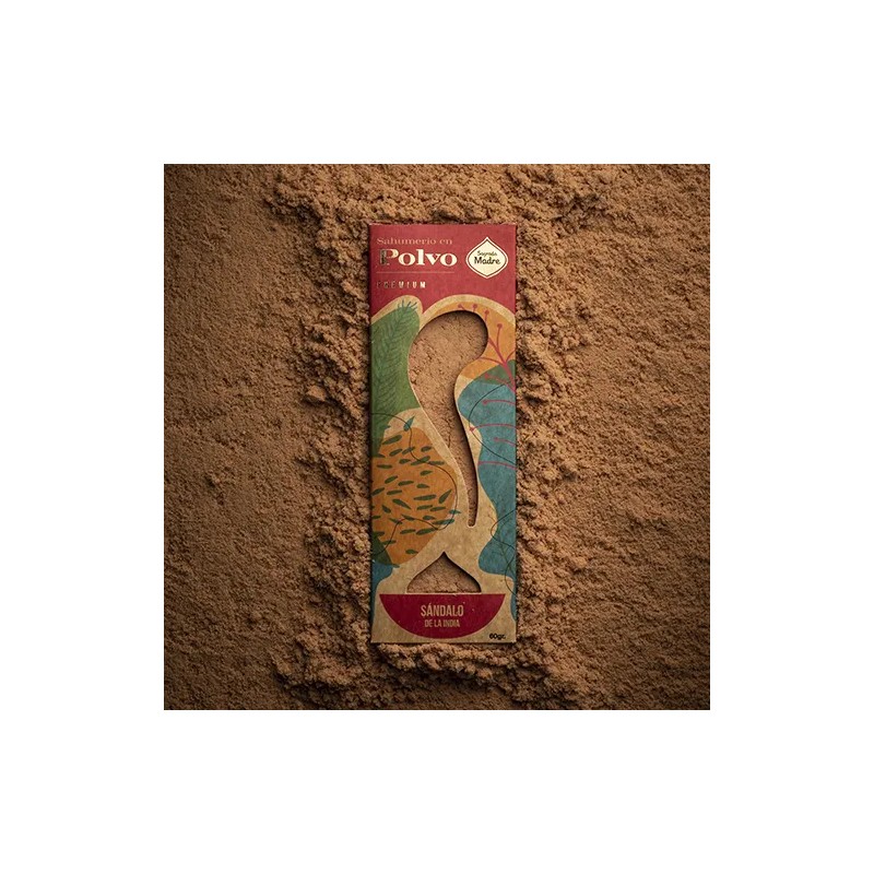 Incienso en Polvo Sándalo de la India Sagrada Madre