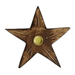 Portaincienso de estrella de madera