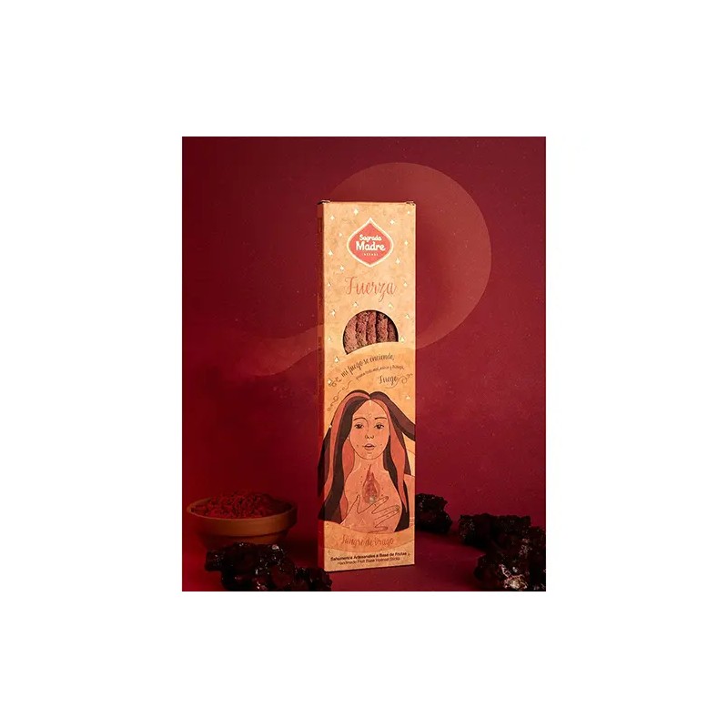 Incienso 5 Elementos Fuego Fuerza Sagrada Madre