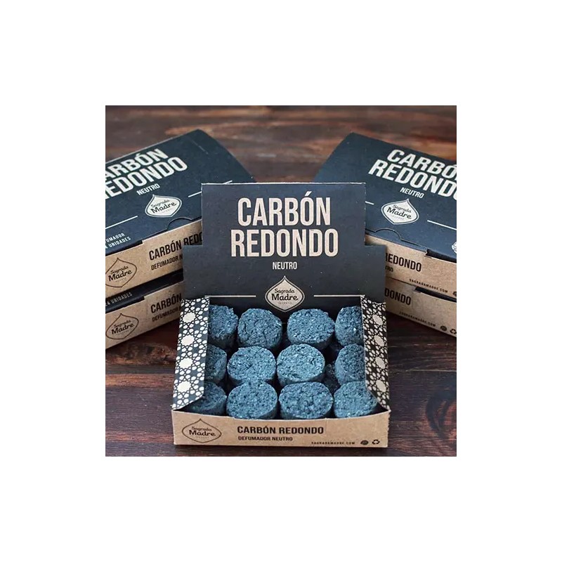 Carbón redondo neutro Sagrada Madre