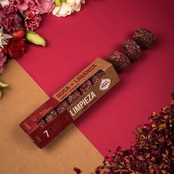 Pastilla defumación activada 7 Días de Limpieza Rosa Lavanda Sagrada Madre