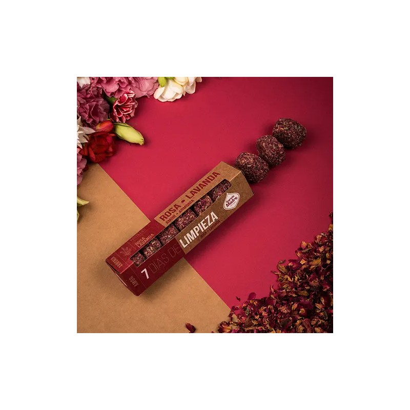 Pastilla defumación activada 7 Días de Limpieza Rosa Lavanda Sagrada Madre