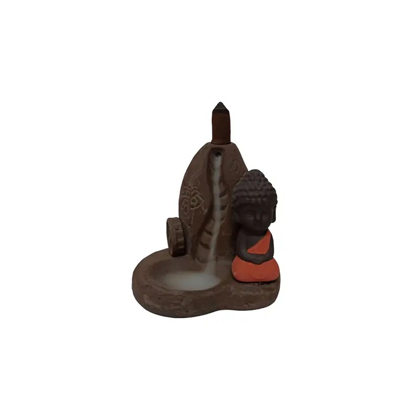 Quemador de incienso de reflujo Budha Noria