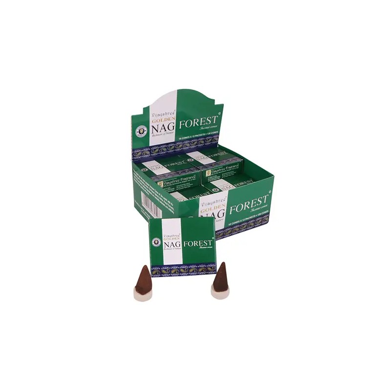 Conos de incienso Golden Nag Forest