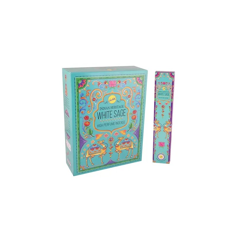 Incienso Golden India Salvia Blanca Sree Vani