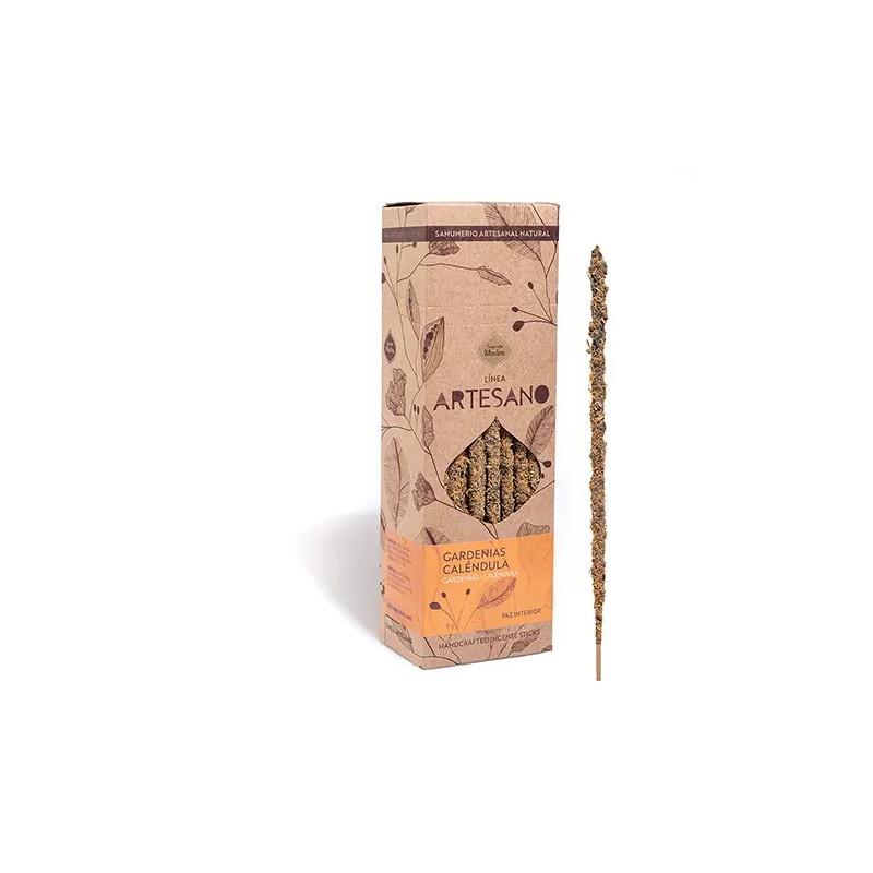 Incienso Línea Artesano Gardenias y Calendulas Sagrada Madre
