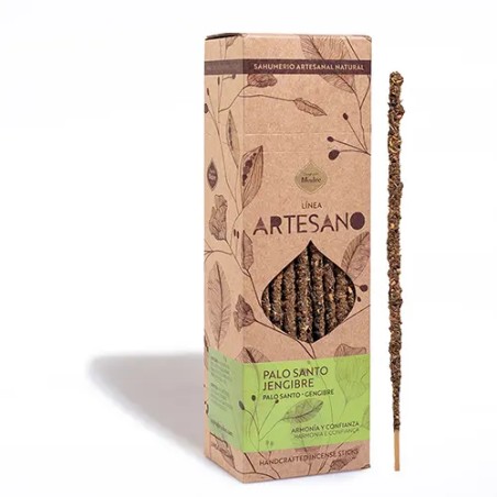 Incienso Línea Artesano Palo Santo y Jengibre Sagrada Madre