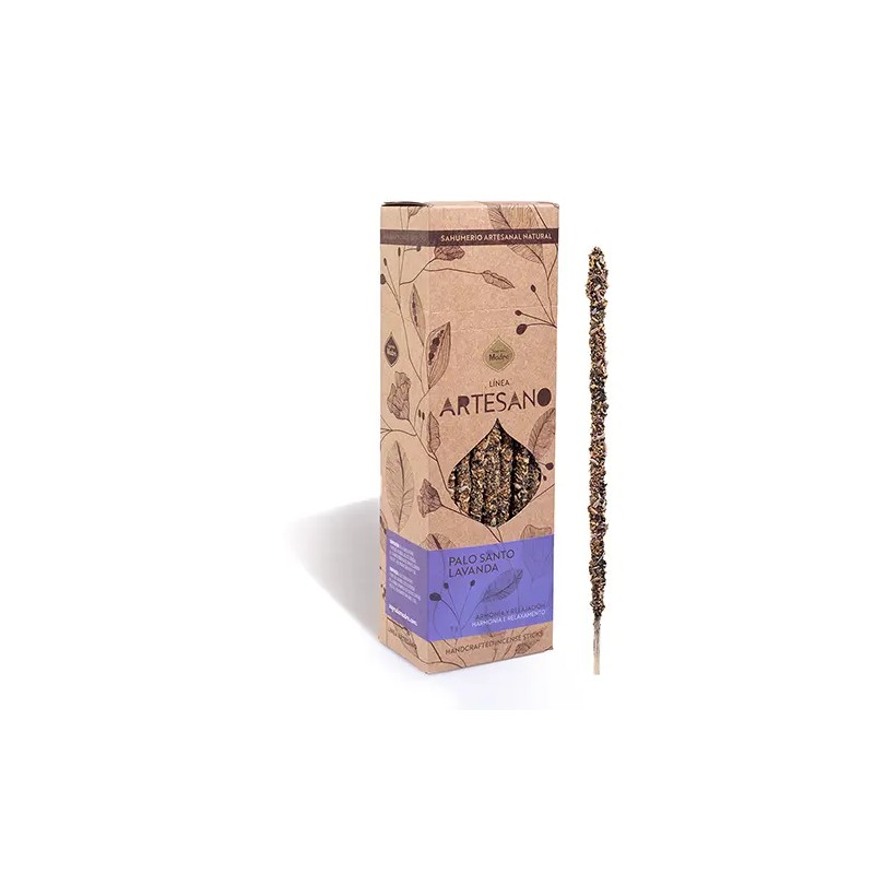 Incienso Línea Artesano Palo Santo y Lavanda Sagrada Madre