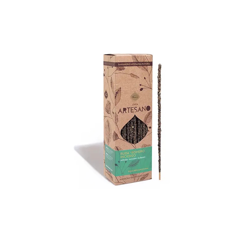 Incienso Línea Artesano Ruda, Romero e Incienso Sagrada Madre