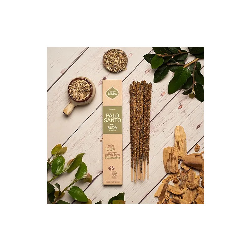 Incienso Palo Santo con Ruda Sagrada Madre