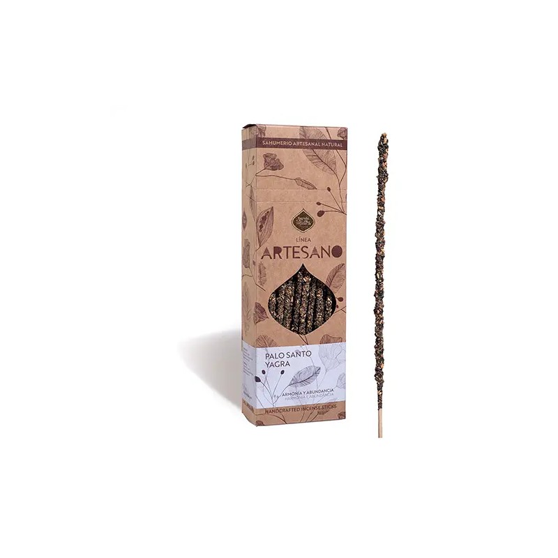 Incienso Línea Artesano Palo Santo y Yagra Sagrada Madre