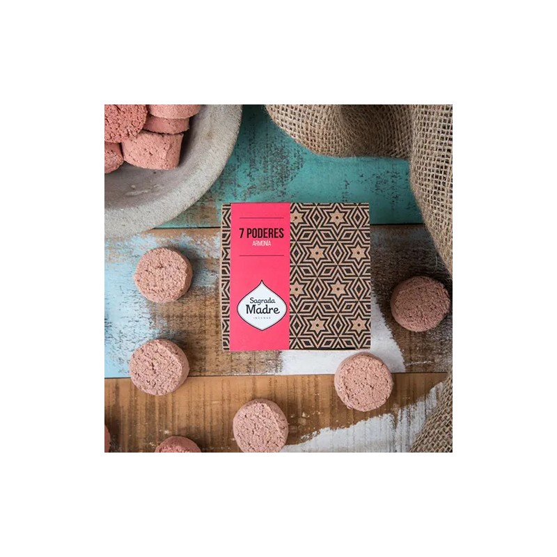 Bomba de carbón defumación activada 7 Poderes X 12 Sagrada Madre