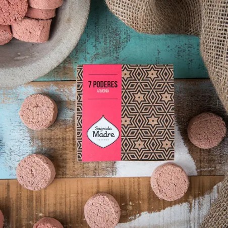 Bomba de carbón defumación activada 7 Poderes X 12 Sagrada Madre