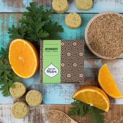 Bomba de carbón defumación activada Citronela y Naranja Antimosquitos X 12 Sagrada Madre