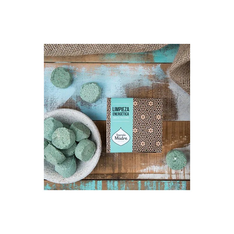 Bomba de carbón defumación activada Limpieza Energética X 12 Sagrada Madre