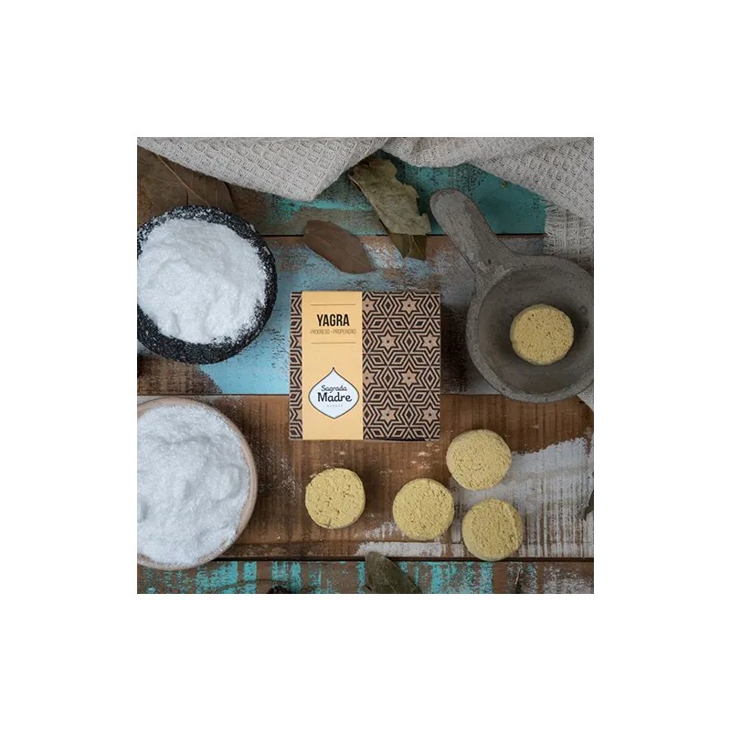 Bomba de carbón defumación activada Yagra X 12 Sagrada Madre