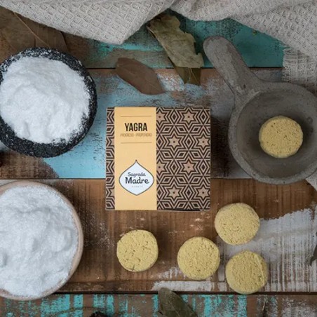 Bomba de carbón defumación activada Yagra X 12 Sagrada Madre