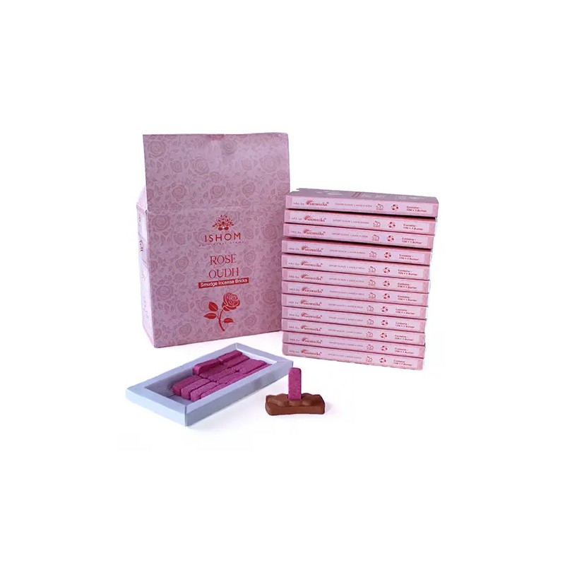 Ladrillo de incienso Rosas Ishom