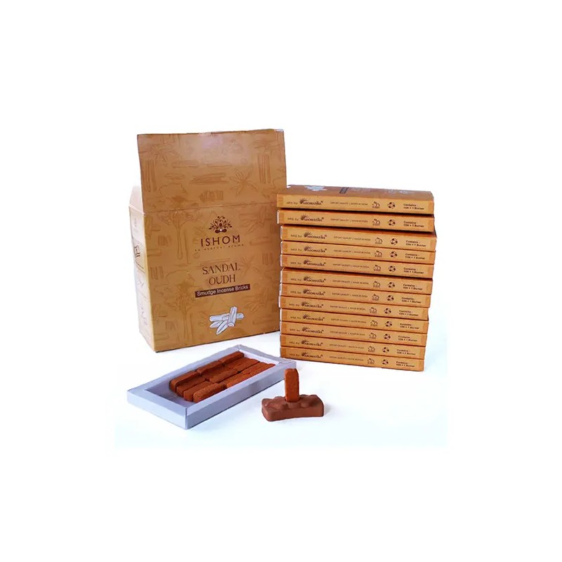 Ladrillo de incienso Sándalo Ishom