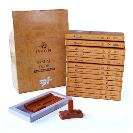 Ladrillo de incienso Sándalo Ishom