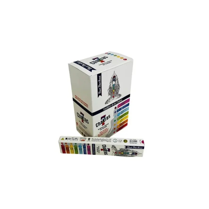 Incienso Tribal Soul 7 Chakras White HARI DARSHAN