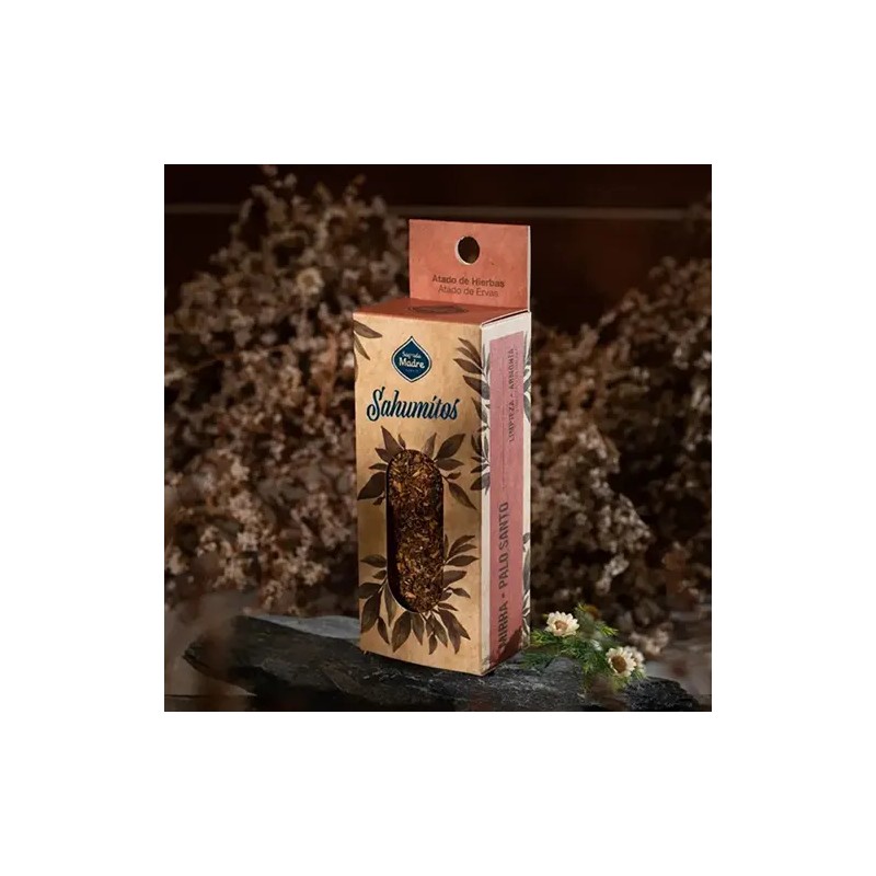 Sahumito  Mirra Palo Santo Sagrada Madre