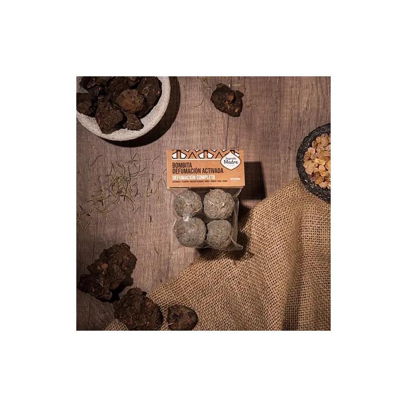 Bombita defumación activada Defumación completa X 4 Bolsita Sagrada Madre