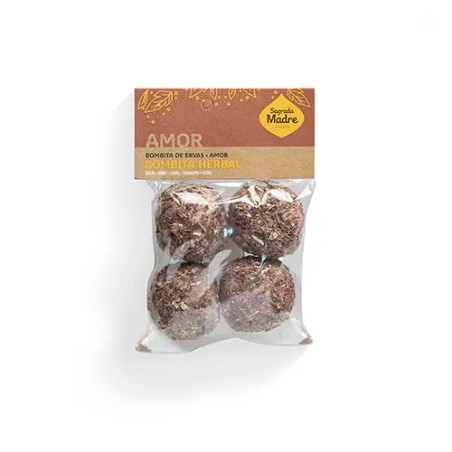 Bombita defumación activada Herbal Amor X 4 Bolsita Sagrada Madre