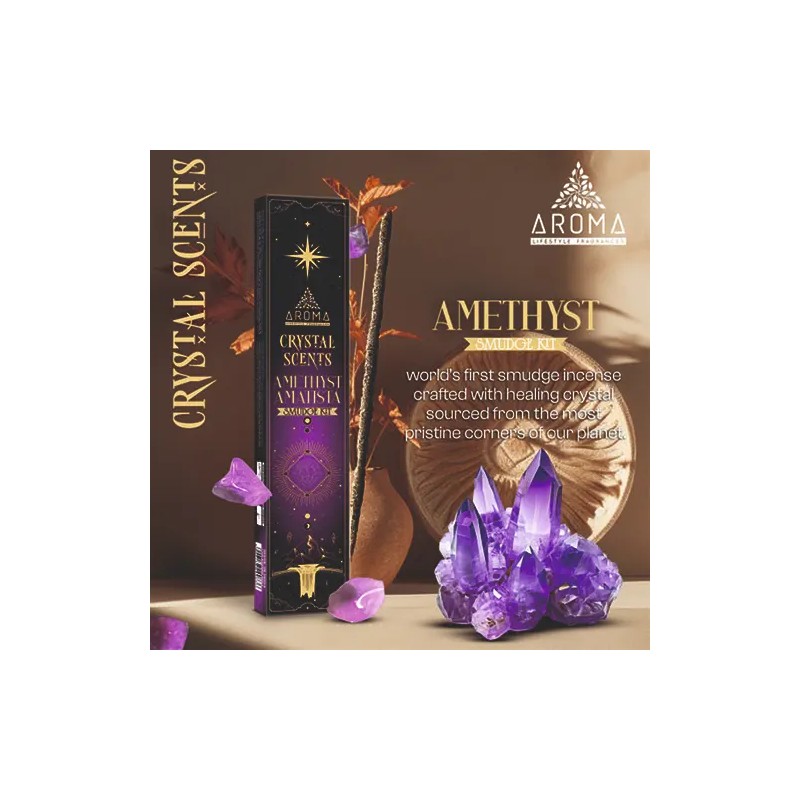 Incienso Crystal Amatista Aroma