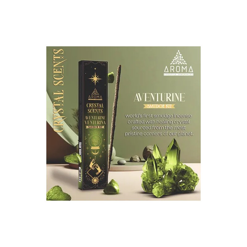 Incienso Crystal Aventurina Aroma
