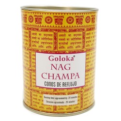 Conos de reflujo Goloka Nag Champa
