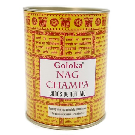 Conos de reflujo Goloka Nag Champa