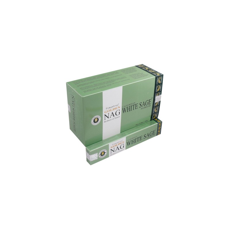 Incienso Golden Nag White Sage