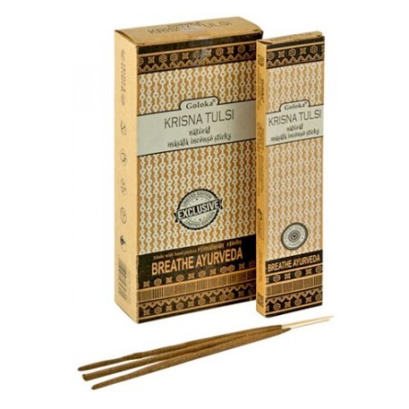 Incienso orgánico Goloka Krisna Tulsi