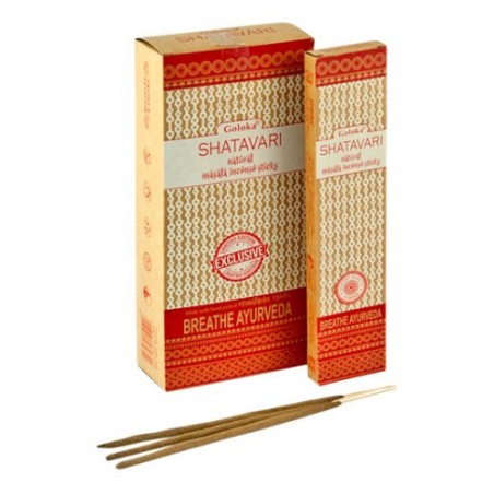Incienso orgánico Goloka Shatavari Breathe Ayurveda
