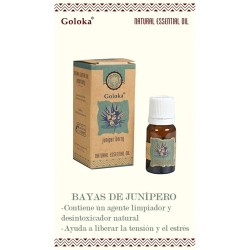 Aceite esencial natural Juniper Berry Goloka