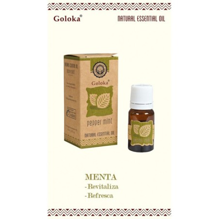 Aceite esencial natural Menta Goloka