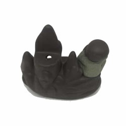 Quemador de incienso de reflujo fuente Monje Templo