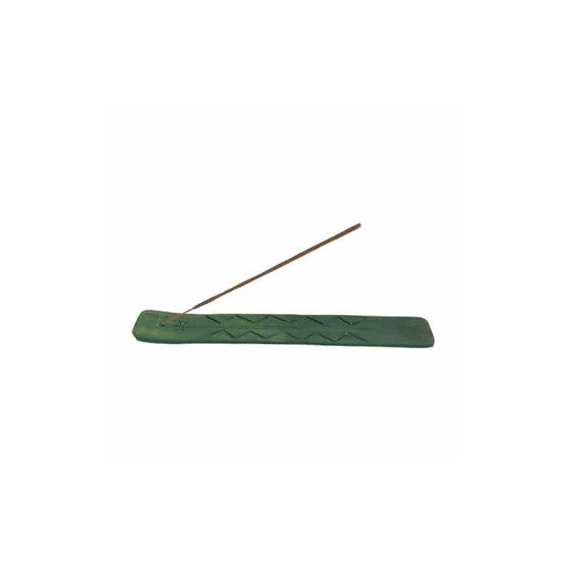Tabla para quemar incienso verde