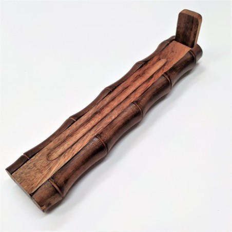 Porta incienso bambú