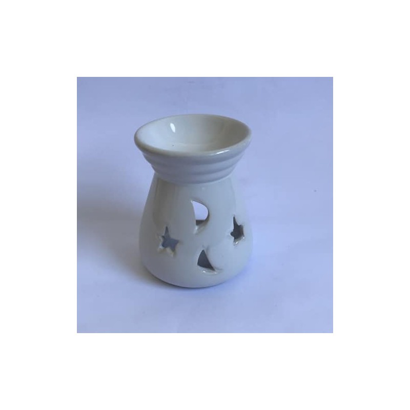 Quemador de aceites esenciales Blanco