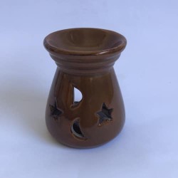 Quemador de aceites esenciales Marrón