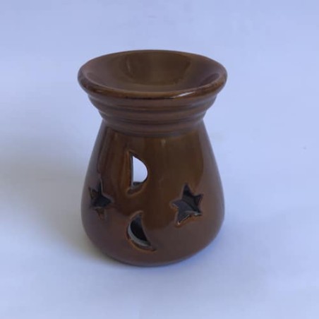 Quemador de aceites esenciales Marrón