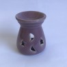 Quemador de aceites esenciales Morado