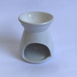 Quemador de aceites esenciales Blanco