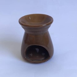 Quemador de aceites esenciales Marrón