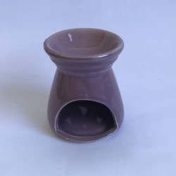 Quemador de aceites esenciales Morado
